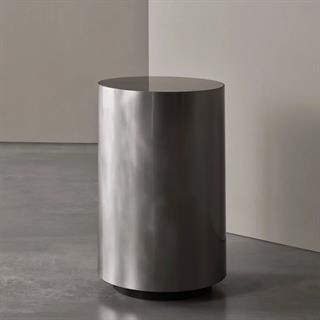 Meridiani Belt 35R Chocolate Yuvarlak Yan Sehpa