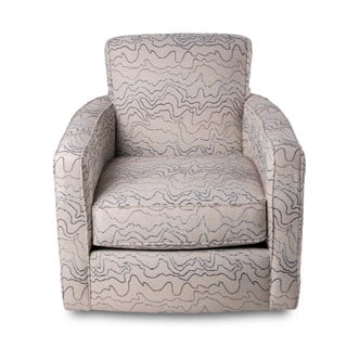 Bauhaus Bexley Swivel Accent Topographic Seaside Koltuk