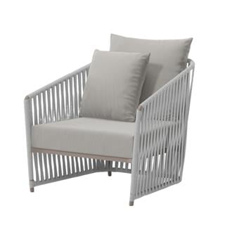 Kettal Bitta Lounge Club Porous Grey Lounge Chair