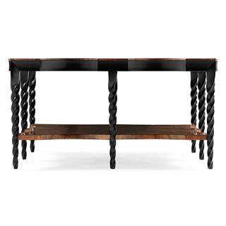 Jonathan Charles Black Barleytwist Kare Orta Sehpa