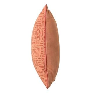 Bloomingville Orange Acrylic Decorative Cushion