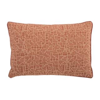 Bloomingville Cotton Decorative Orange Cushion