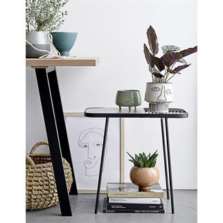 Bloomingville Gray Ceramic Flower Pot