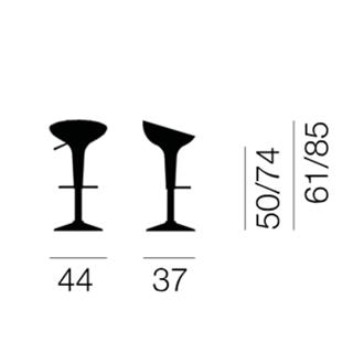 Magis Bombo White Bar Stool