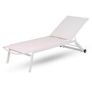 Purer Bondi White Şezlong