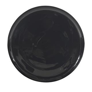 Bonfield Side Table-Alu Nickel-Top Black Enamel