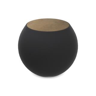 Meridiani Bongo Lava Laquered 55 cm Yuvarlak Yan Sehpa