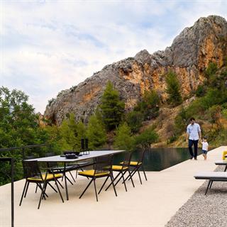 Tribu Branch Linen Kollu Sandalye