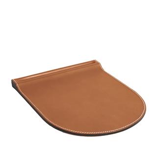 Brennan Mouse Pad-Saddle-Leather