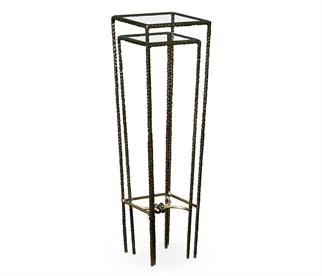 Jonathan Charles Bronze Hammered Yan Sehpa