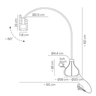 Axolight Bul-Bo Chrome Table Lamp