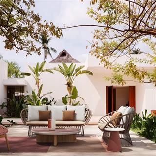 Kettal Cala Ash Yuvarlak Yan Sehpa