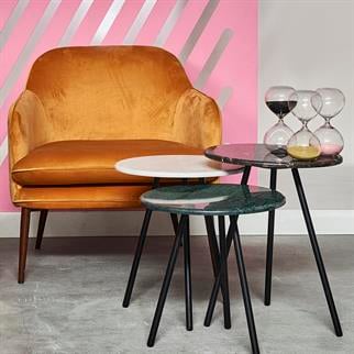 Pols Potten Glass Hourglass Black Small 30 Minutes