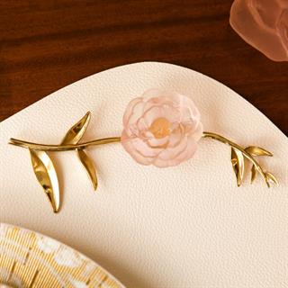 Camelia Dekorotif  Aparat Çiçek Objesi -Rose