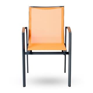 Trica Candy Antrachite Orange Kollu Sandalye