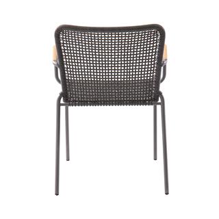 Alfresco Capri Anthracite İstiflenebilir Kollu Sandalye