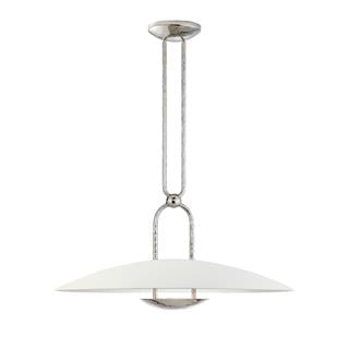 Cara Avize White- Medium-Polished Nickel