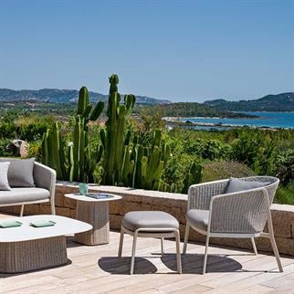 Emu Carousel White Pouf / Footrest