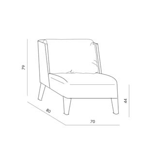 Meridiani Cecile Naxos Armchair