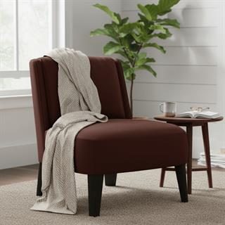 Meridiani Cecile Burgundy Armchair