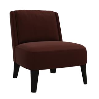 Meridiani Cecile Burgundy Armchair