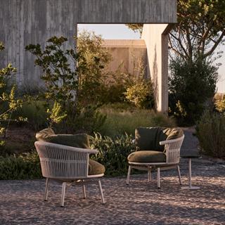 Cesta Tekli Koltuk - Linen - Fabric Naram Moss (F87) - F Kategori