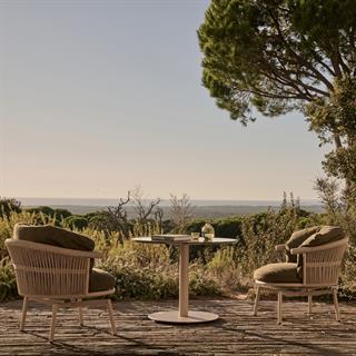 Cesta Tekli Koltuk - Linen - Fabric Naram Moss (F87) - F Kategori