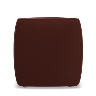 Meridiani Charlot Burgundy Square Pouf