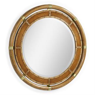 Jonathan Charles Circular Nautical Chestnut Ayna