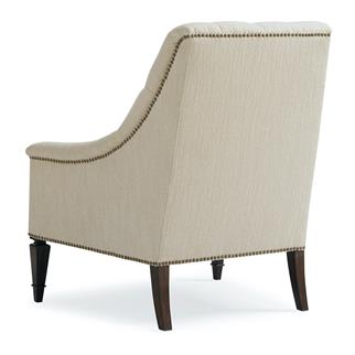 Caracole Classic Elegance Tufted Armchair