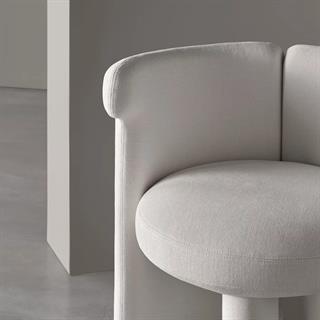 Meridiani Claudine Silver Chair