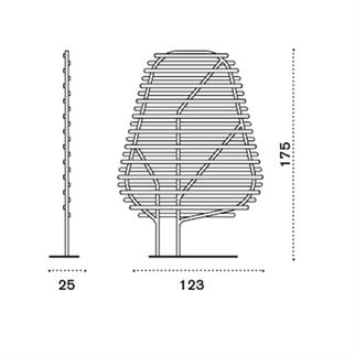 Ethimo Clostra Teak Grey Paravan