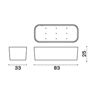 Ethimo Clostra Paravan Saksı