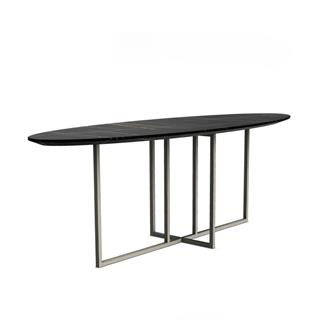 Meridiani Cole Sahara Noir Oval Console
