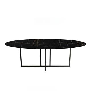 Meridiani Cole Sahara Noir Oval Console