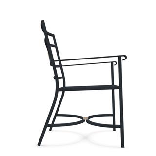 Emu Collier Antique Iron Kollu Sandalye