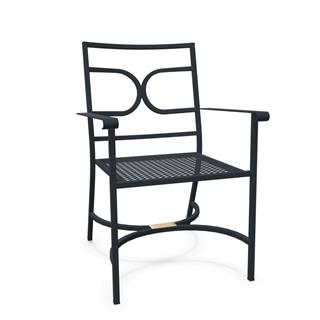 Emu Collier Antique Iron Kollu Sandalye