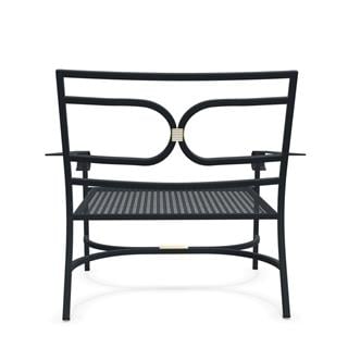 Emu Collier Antique Iron Lounge Chair