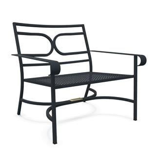 Emu Collier Antique Iron Lounge Chair