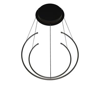 Comet Tavan Aydınlatma-Natural Silver (M326)-Matt Black (M055)