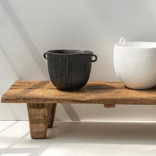 Urban Nature Culture Confit Black Dekoratif Saksı