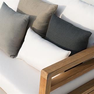 Ethimo Costes Natural Teak Üçlü Kanepe