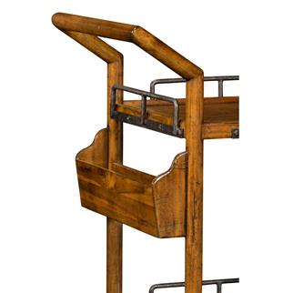Jonathan Charles Country Walnut Service Trolley