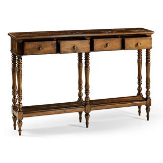 Jonathan Charles Country Walnut Parquet Konsol