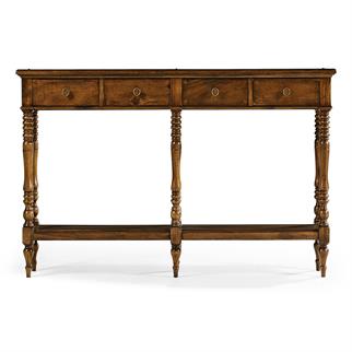 Jonathan Charles Country Walnut Parquet Konsol