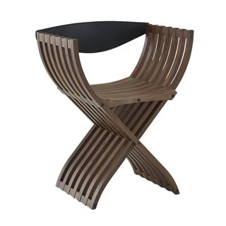 Ligne Roset Curule Walnut Chair