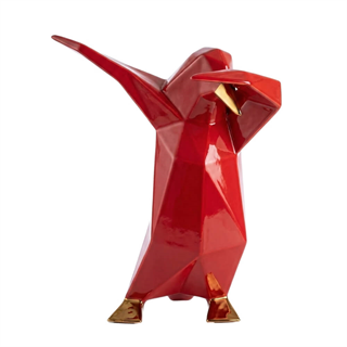 Bosa Dab Penguin Glossy Fire Red Biblo