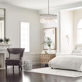 Mitchell Gold+Bob Williams Dahlia White Side Table