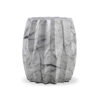 Mitchell Gold+Bob Williams Dahlia White Side Table