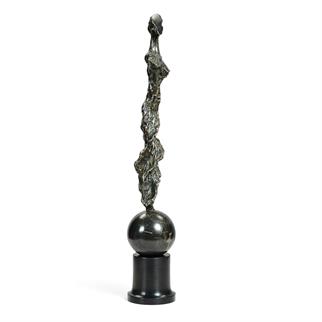 Jonathan Charles Curated Dark Bronze Sculpture
